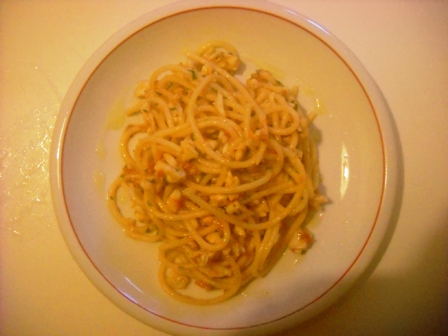 SPAGHETTI CON FILETTI DI ORATA-Pesce-Ricette di Maurizio ...